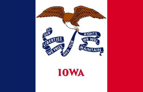iowa flag