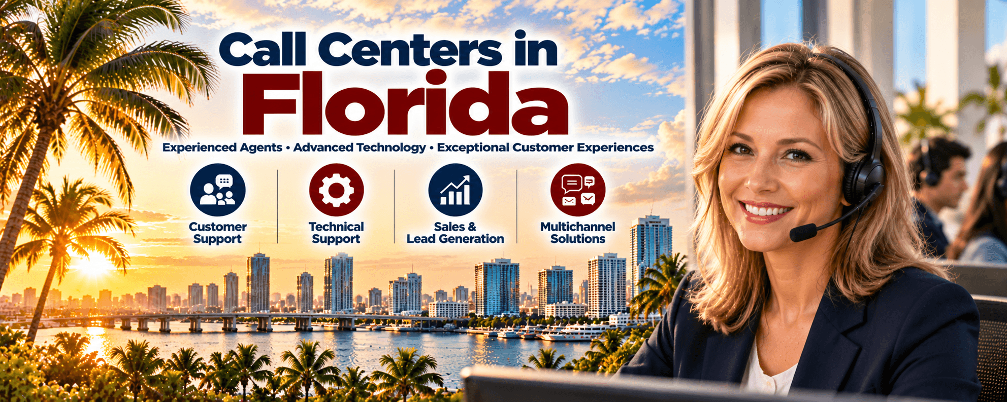 Call Center in Florida, Kontaktzentren in Florida, Outsourcing nach Florida, Call Center Outsourcing nach Florida, BPO-Agenturen in Florida