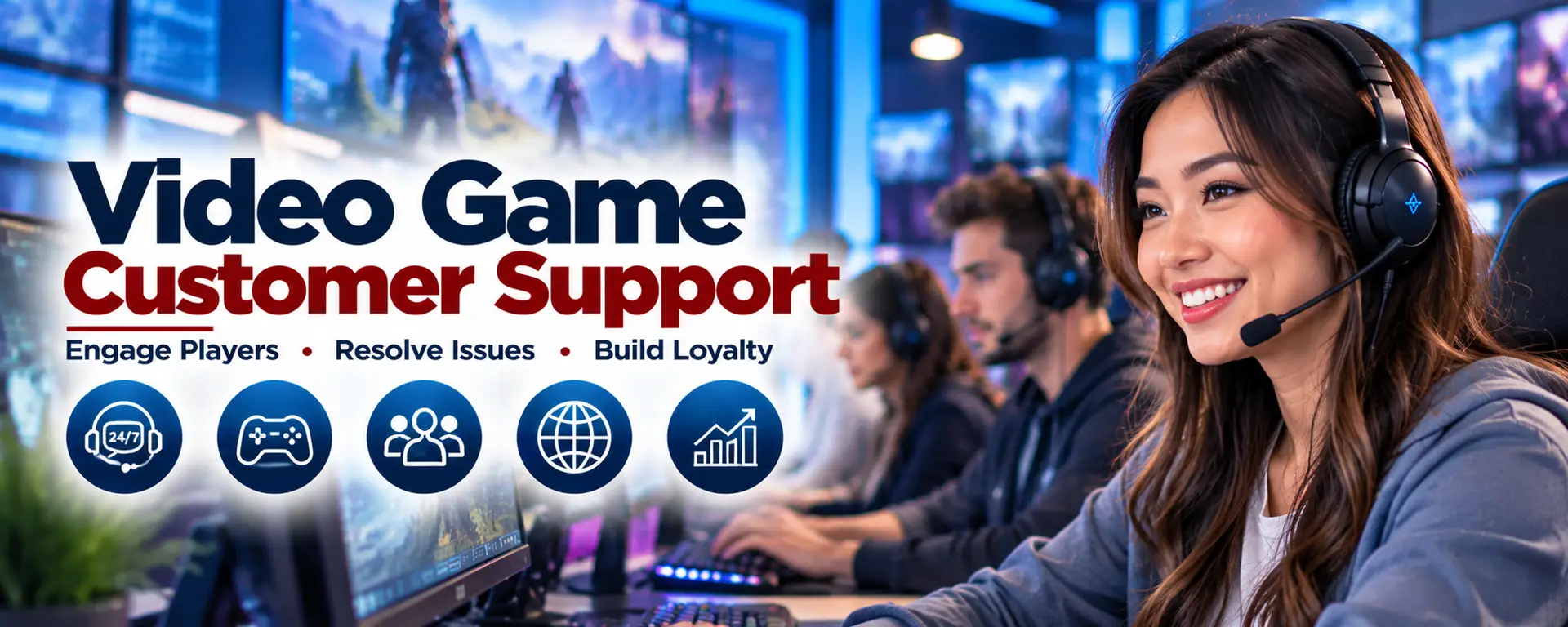 Game Customer Service, Video Game Industry, Improving Support, Gaming Support, Multilingual Gaming Support