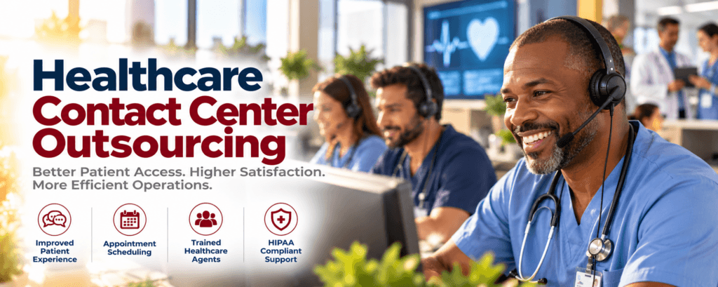 Healthcare Contact Centers, Contact cetners for Healthcare, Outsourced Call Centers for Healthcare, Outsourced Healthcare Call Centers, Outsourcing Call Center Services, Patient Experiences, Healthcare Communications, Healthcare Contact Center Outsourcing