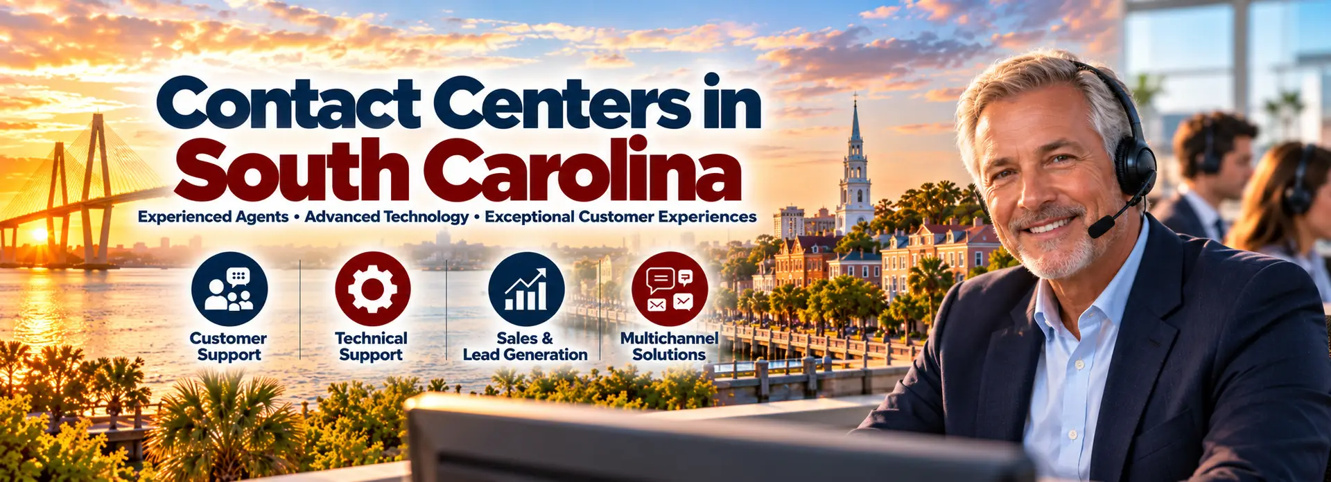Kontaktzentren in South Carolina, Kontaktzentren in South Carolina, Callcenter in South Carolina, Callcenter in South Carolina, Outsourcing nach South Carolina, Kundenbetreuung in South Carolina